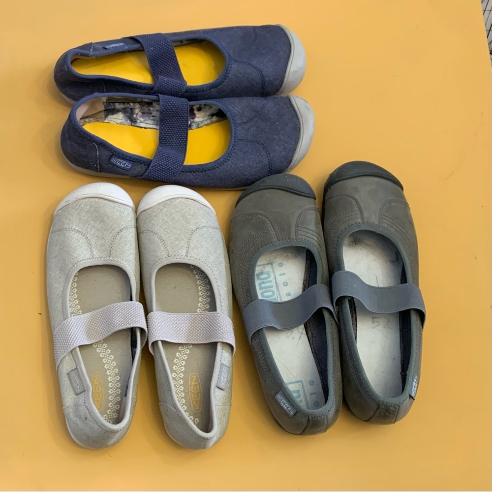 Keen Womens Mary Jane Shoes Size 9.5 grannycore 3 Pair Lot